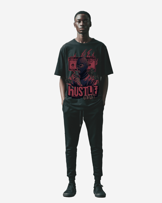 G-West Hustle Syndicate Oversized T-Shirt Mens