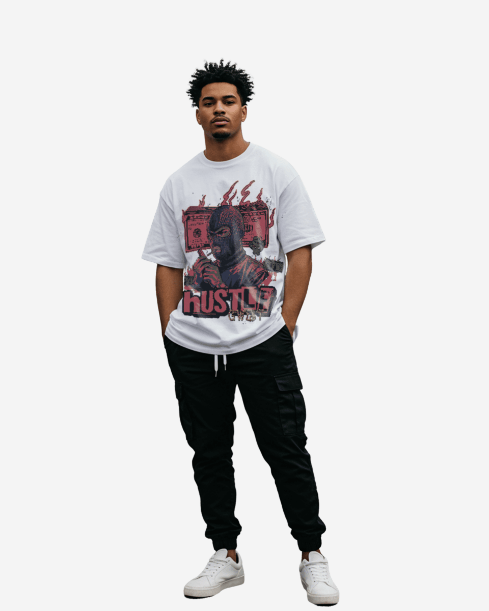 G-West Hustle Syndicate Oversized T-Shirt Mens