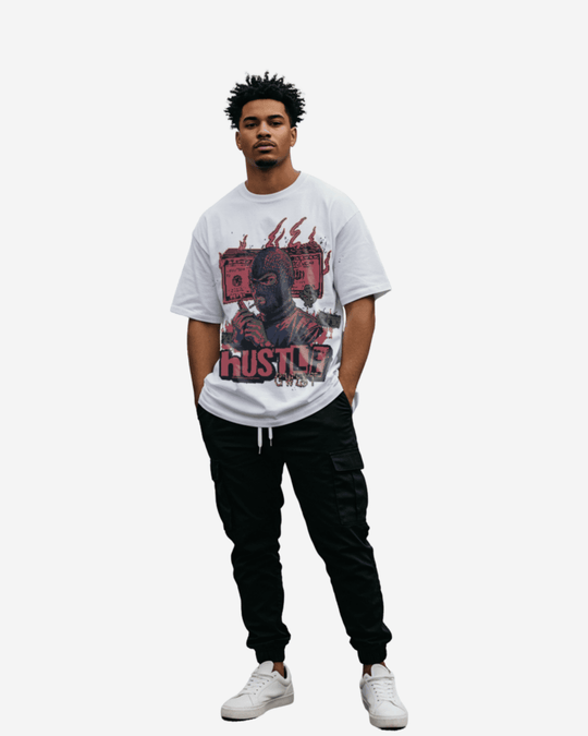 G-West Hustle Syndicate Oversized T-Shirt Mens