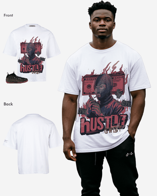 G-West Hustle Syndicate Oversized T-Shirt Mens