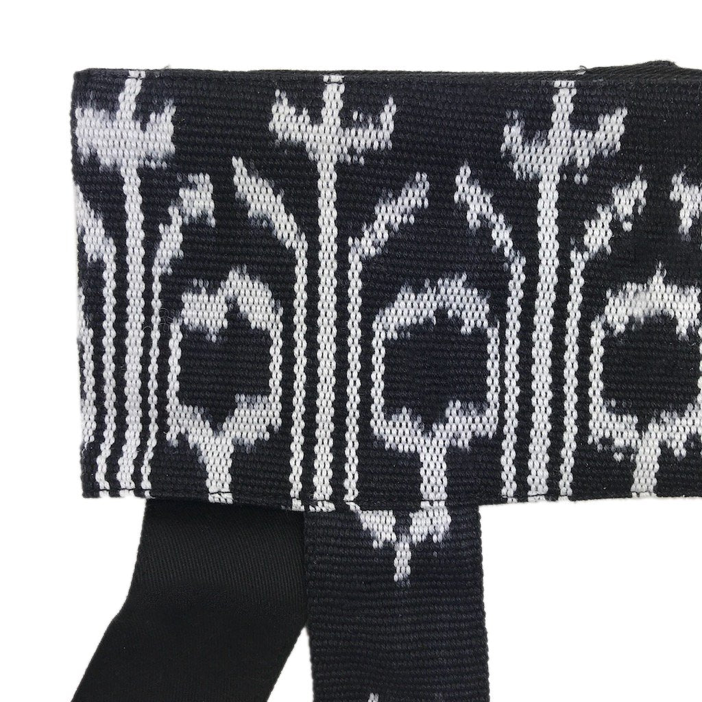 Handwoven Backstrap Yoga Mat Sling - Tribal Guatemalan Design, Lightweight