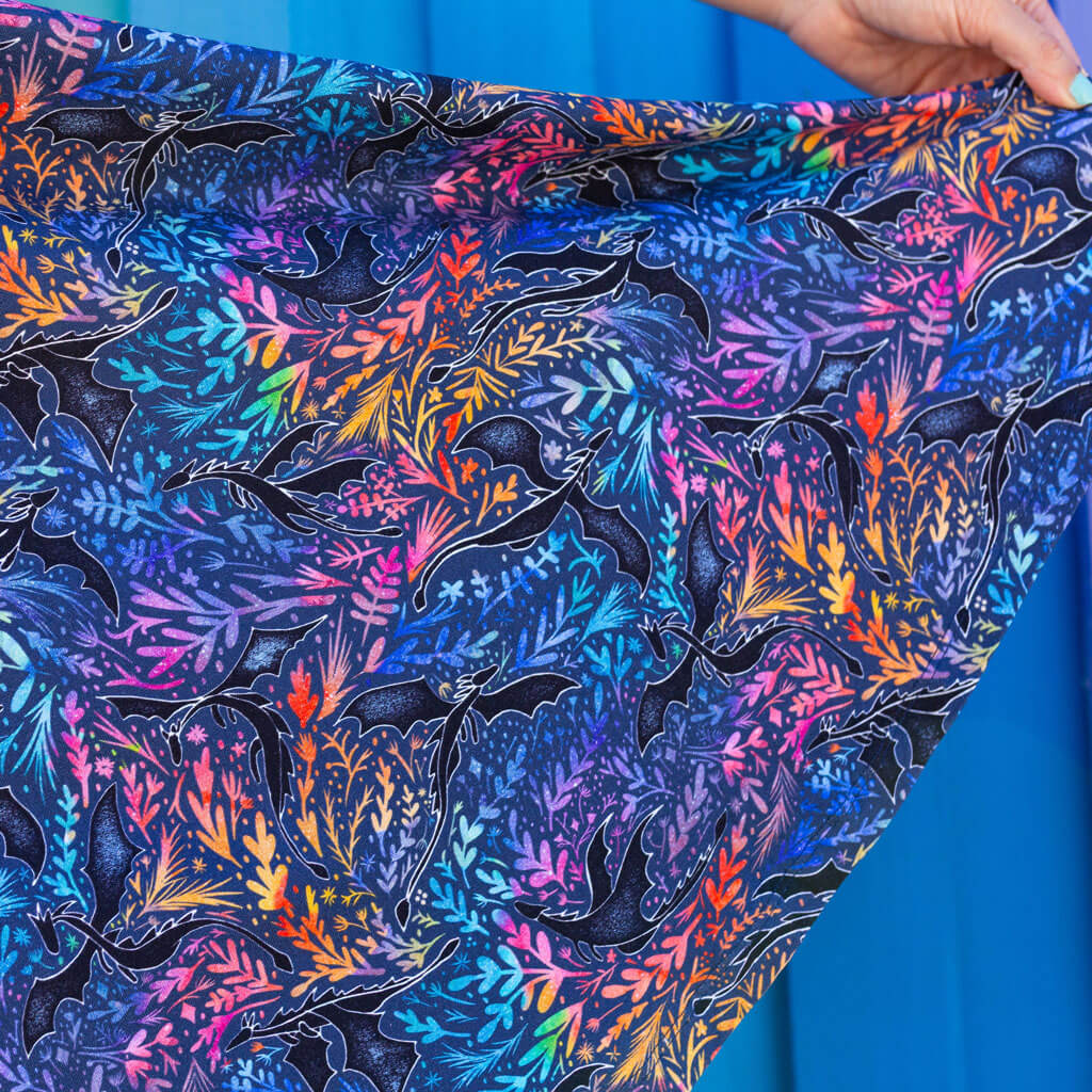 Adult "Autumn Blaze" Dragons Skirt With Pockets