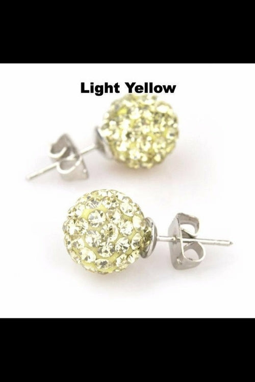 Round Sparkle Stud Earrings Promise Style Cubic Zirconia