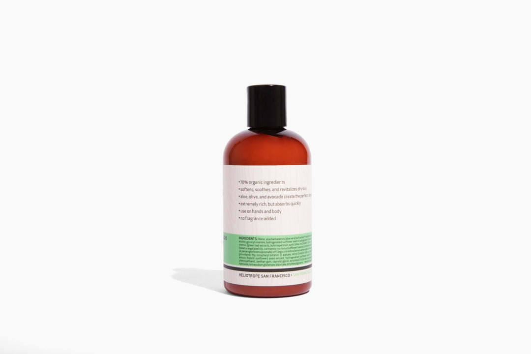 Aloe, Olive & Avocado Lotion by Heliotrope San Francisco
