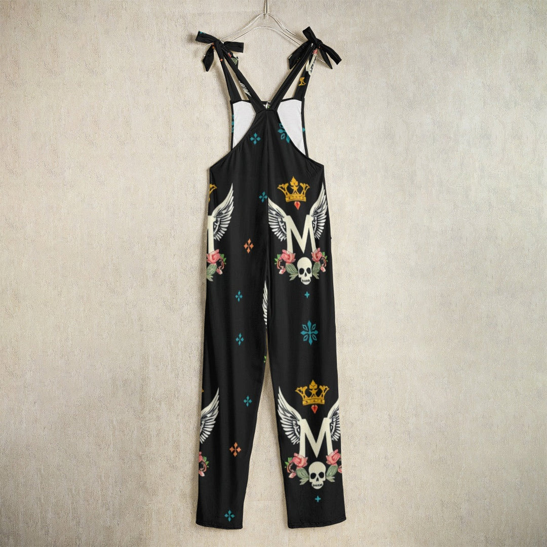 Munsieur Luxury All-Over Print Jumpsuit with Urban Style