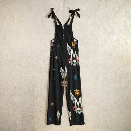 Munsieur Luxury All-Over Print Jumpsuit with Urban Style