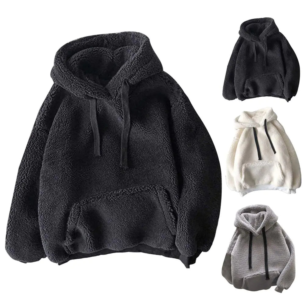 Winter Fluffy Furry Hoodie - # BOAA13510006