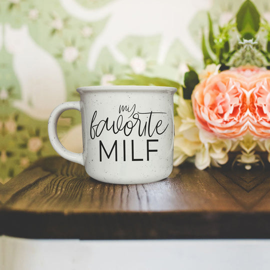 Funny MILF Mug 14.5oz Ceramic Coffee Mug Cheeky Mom In Love With Fall