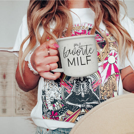 Funny MILF Mug 14.5oz Ceramic Coffee Mug Cheeky Mom In Love With Fall