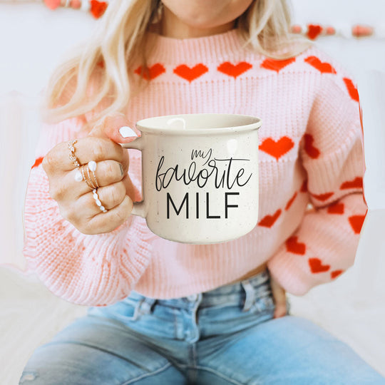 Funny MILF Mug 14.5oz Ceramic Coffee Mug Cheeky Mom In Love With Fall