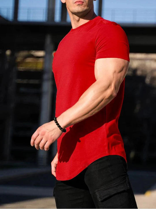 Men's Summer Muscle T-Shirt for Gym Workouts