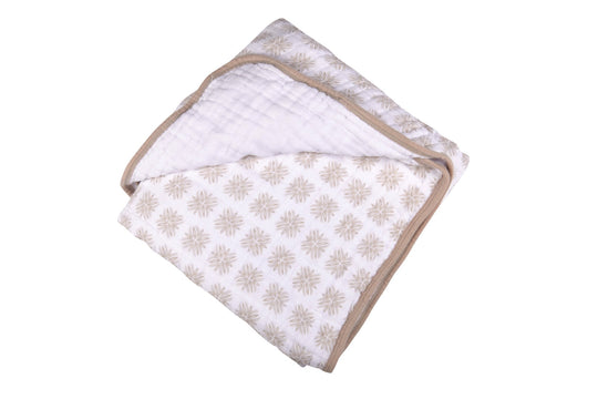 Muslin Baby Blanket 100 Percent Cotton Soft Breathable