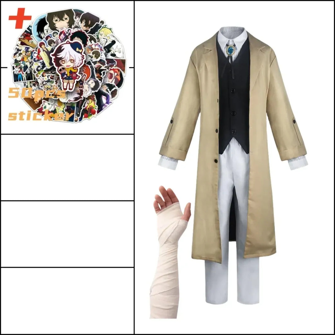 Bungo Stray Dogs Cosplay Nikolai Gogol Suit
