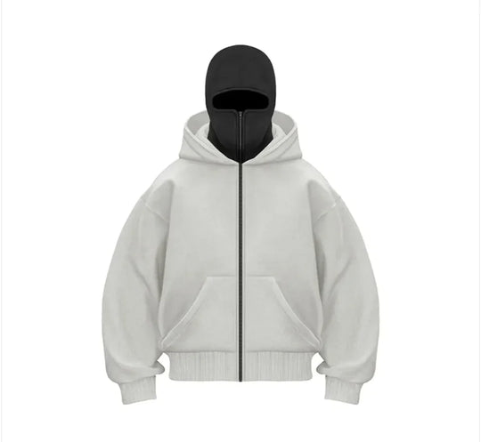 Fleece-Lined Dual Hood Sweatshirt