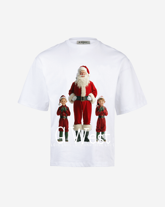 G-West Santa & His Elves Oversized T-Shirt Mens