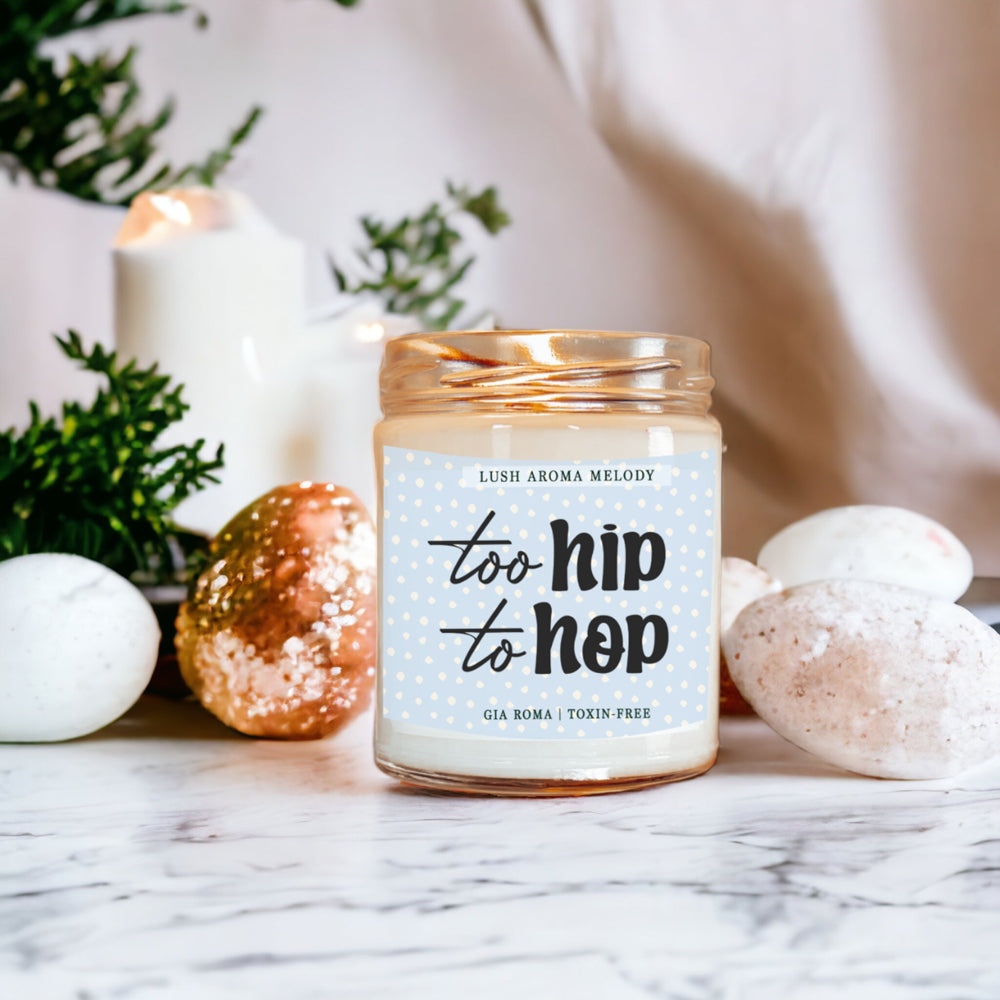 Luxury Bergamot Citrus Candle With Tobacco Flower Notes Lush Scented Jar