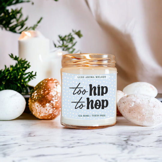 Luxury Bergamot Citrus Candle With Tobacco Flower Notes Lush Scented Jar