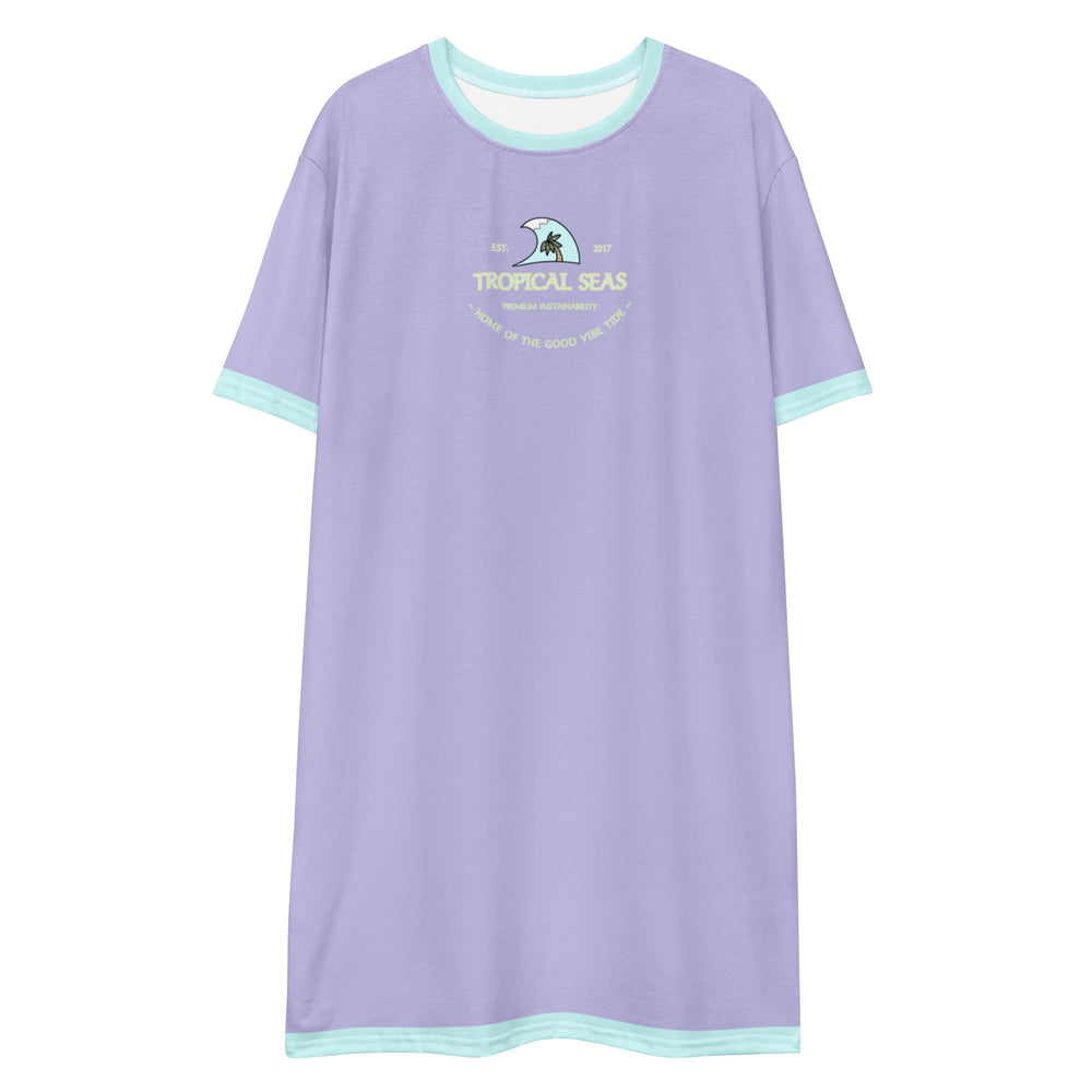 Women's Tropical Seas T-shirt dress by Tropical Seas Clothing