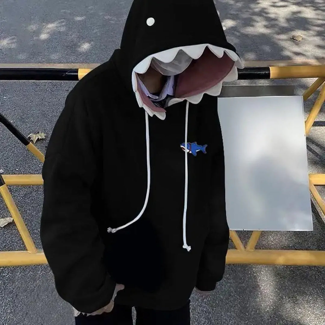 Unisex Shark Hoodie – Long Sleeve Pullover Sweatshirt