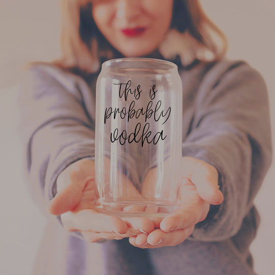 17oz Glass Tumbler With Bamboo Lid And 2 Stainless Straws - Reusable Drink Cup