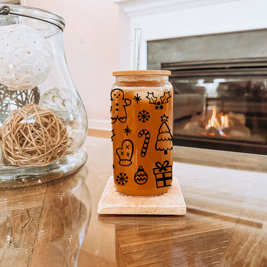 Vintage Christmas 17oz Can Cup - Limited Edition Holiday Collectible Mug