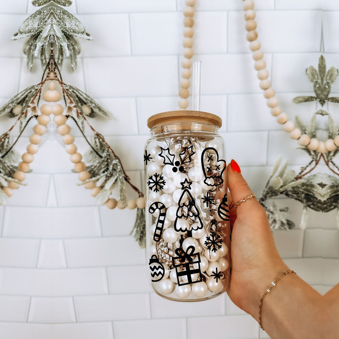 Vintage Christmas 17oz Can Cup - Limited Edition Holiday Collectible Mug