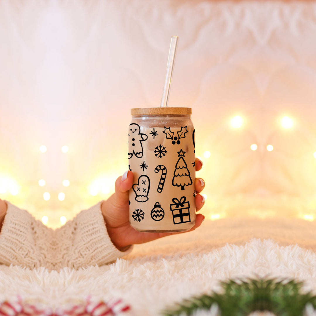 Vintage Christmas 17oz Can Cup - Limited Edition Holiday Collectible Mug