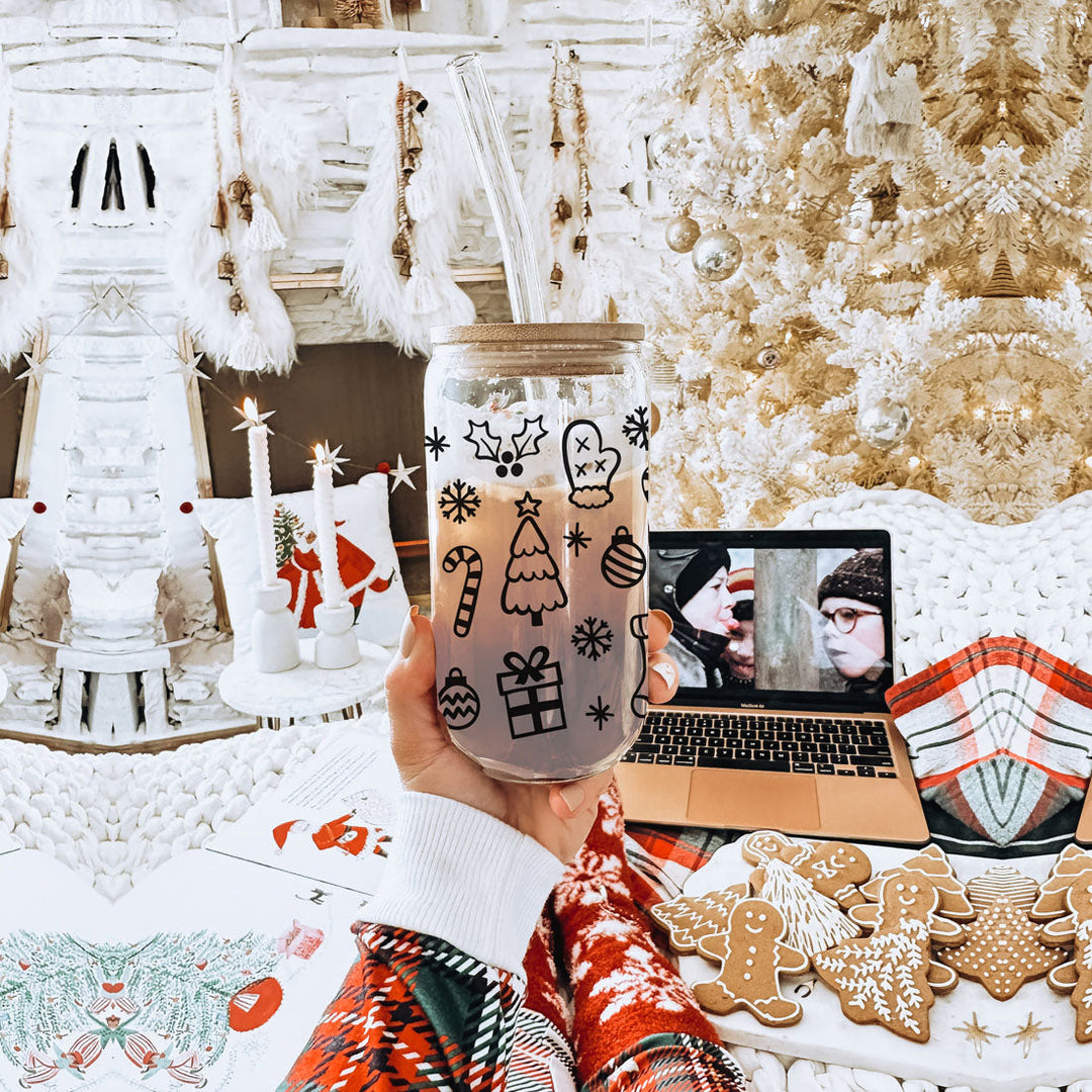 Vintage Christmas 17oz Can Cup - Limited Edition Holiday Collectible Mug