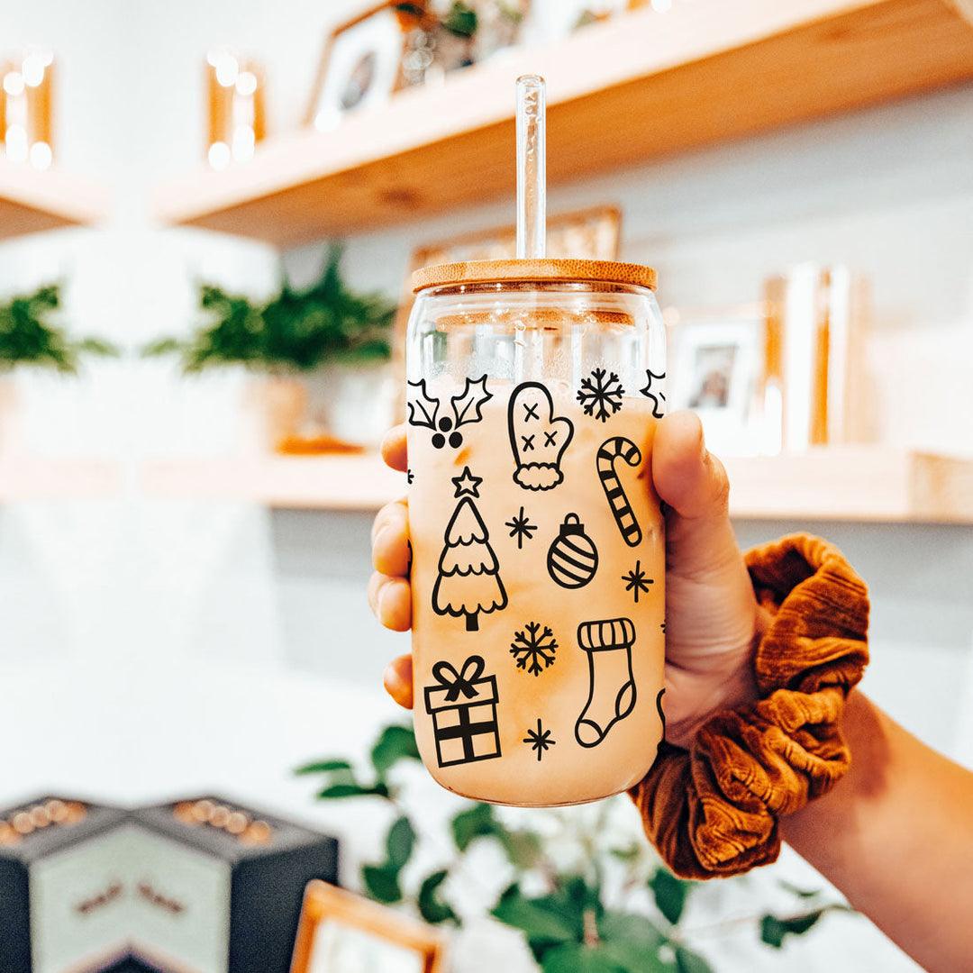 Vintage Christmas 17oz Can Cup - Limited Edition Holiday Collectible Mug