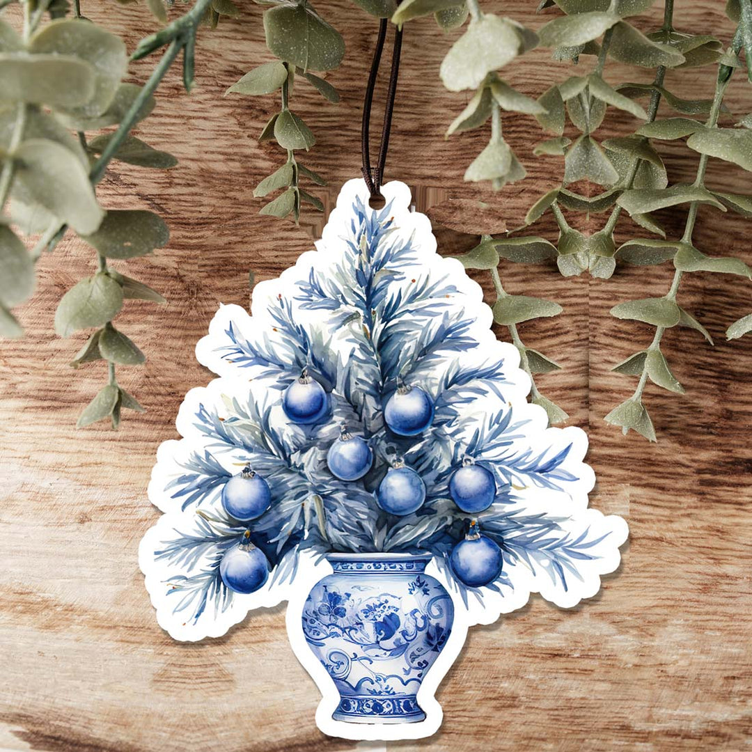 Chinoiserie Vase Hanging Air Freshener For Car Home Office Scented Decorative Preorder