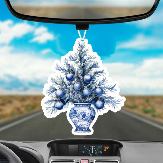 Chinoiserie Vase Hanging Air Freshener For Car Home Office Scented Decorative Preorder