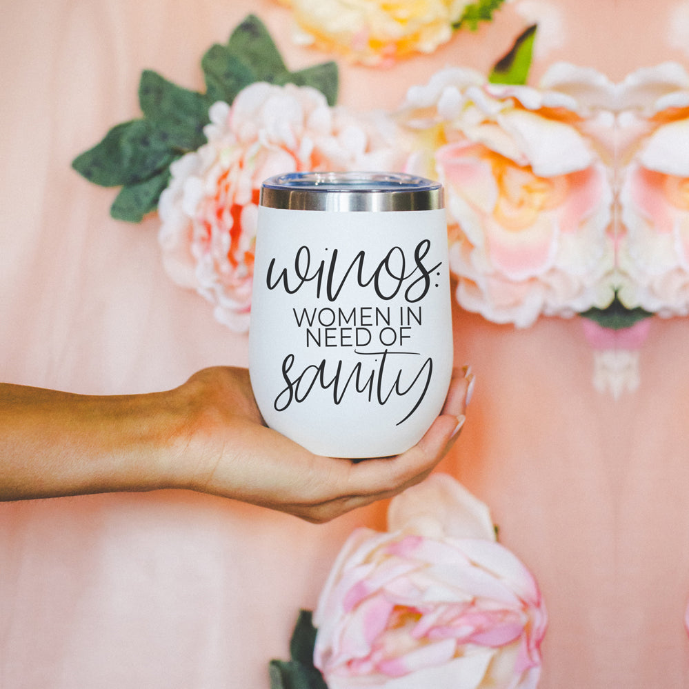 12Oz Stainless Steel Mug With Lid BPA Free Hand Wash Only Design On Front Portable Travel Cup