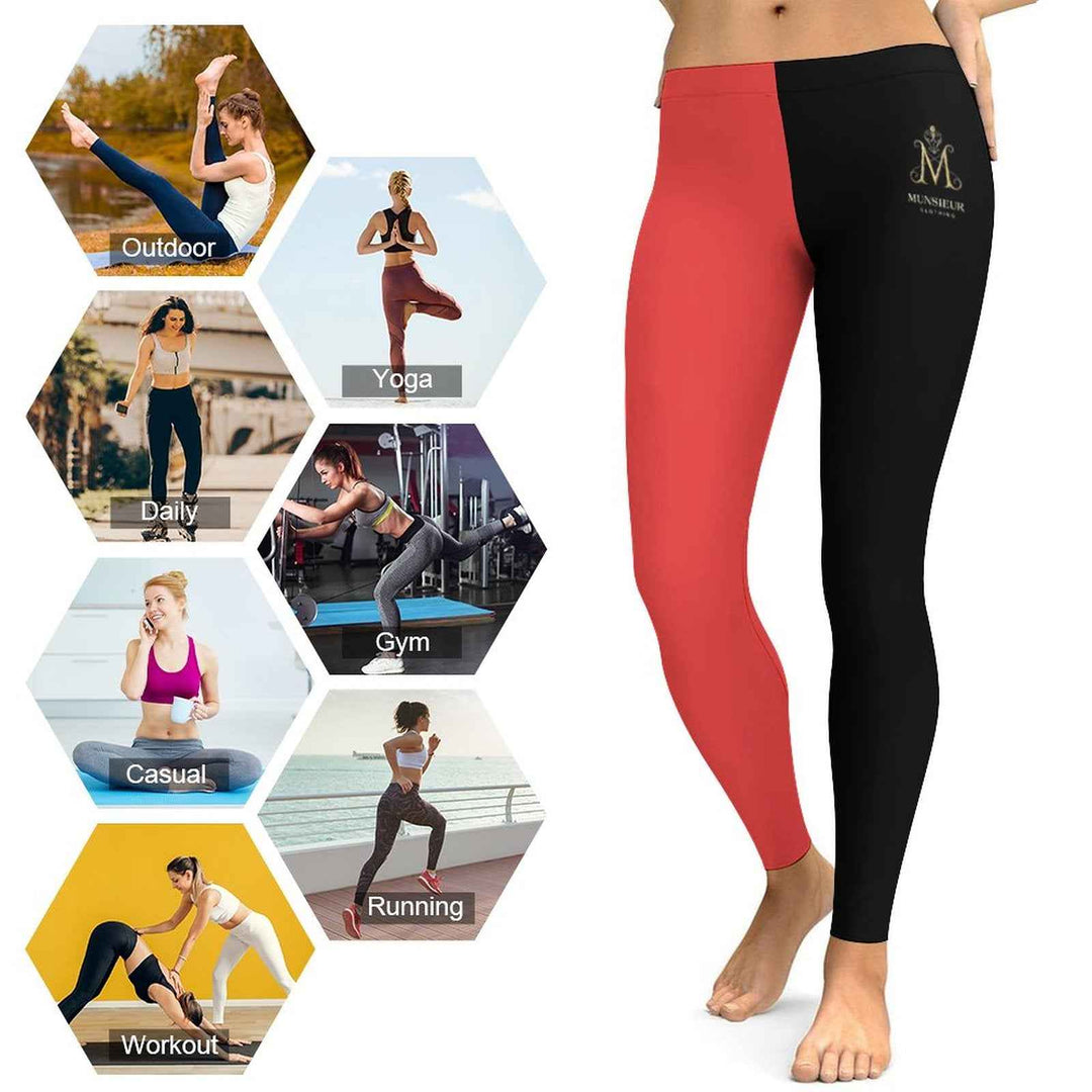 **Summer Sale** Munsieur Women's Gym to Street Leggings - Stylish & Trendy