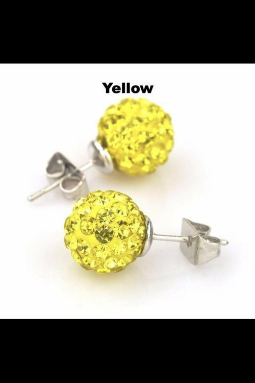 Round Sparkle Stud Earrings Promise Style Cubic Zirconia
